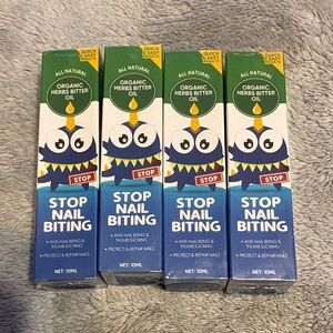 Stop Nail Biting Organic Herbs Bitter Oil - Blue/Green